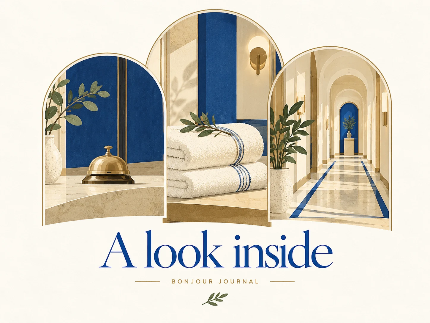Illustrated cover: Inside Bonjour Wellness Spa: See the Spa Before You Book